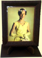 Chocolate photo frame. Even the photo is edible. Yum.