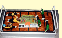 Hockey Field Cake - Very effective.