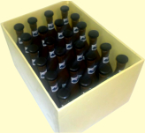 Japanese Beer - Everything is Edible, even the 'crate' is chocolate.