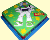 Buzz - Cut to shape and placed onto the Cake.