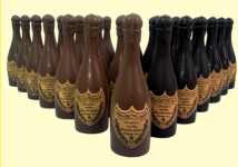 Chocolate Bottles - Custom made for a 40th birthday. Shaped Stickers - just peel and stick.