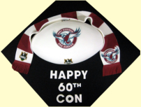 Rugby Cake - Very well done.